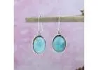 Wholesale Real Blue Larimar Stone Jewelry by Akrati Jewels