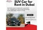 Affordable SUV Car Rental in Dubai