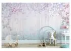 Delightful Purple Forest Girls Wallpaper - Elevate Your Decor!