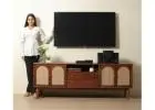 Premium Wooden TV Unit with Storage – Ideal TV Stand for Living Room