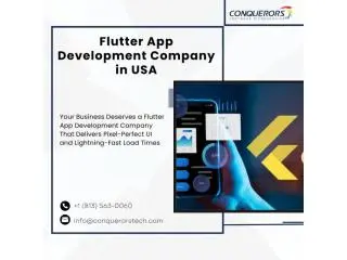Flutter App Development Company in USA  | Conquerors Tech Flutter App Development Company in USA  | Conquerors Tech