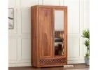 Elegant Wooden Wardrobe for a Clutter-Free Bedroom – Stylish & Spacious