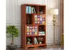 Stylish Sheesham Wood Bookshelf for Modern Homes