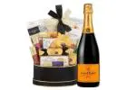 Elegant Gift Baskets for Her with Wine & Gourmet Treats