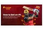 Golden444 IPL Cricket Betting Guide | Create Your Cricket ID Today