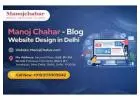 Custom Blog Website Design in Delhi for SEO-Friendly Blogging Platforms