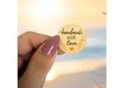 Handmade with Love Stickers for Beautiful Packaging | StickerJet