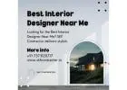 Best Interior Designer Near Me for Stylish & Functional Spaces