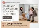 Marriage Counselors Near You in Ontario – Book Couples Therapy in Thornhill, ON Today