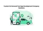 Custom On Demand Taxi App Development Company Solutions