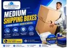 Medium Shipping Boxes – Strong, Durable & Ready for Moving | DFW Moving Supplies Inc.