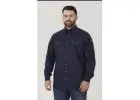 Durable FR Shirts for Men | Workplace Flame Protection | Nkesafetyapparel.com