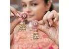 Exquisite Kundan Jhumka Earrings for a Dazzling Statement