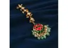 Luxury Kundan Maang Tikka Set – Royal Wedding Collection