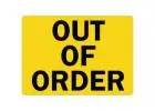 Durable Out of Order Signs for Workplace Safety | StickerJet