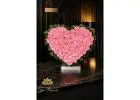 What is the average cost of a 10-rose bouquet in New Delhi?