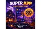 Halloween Sale: White Label Super App Platform for US Startups | Launch Your Own Ride, Food and Deli